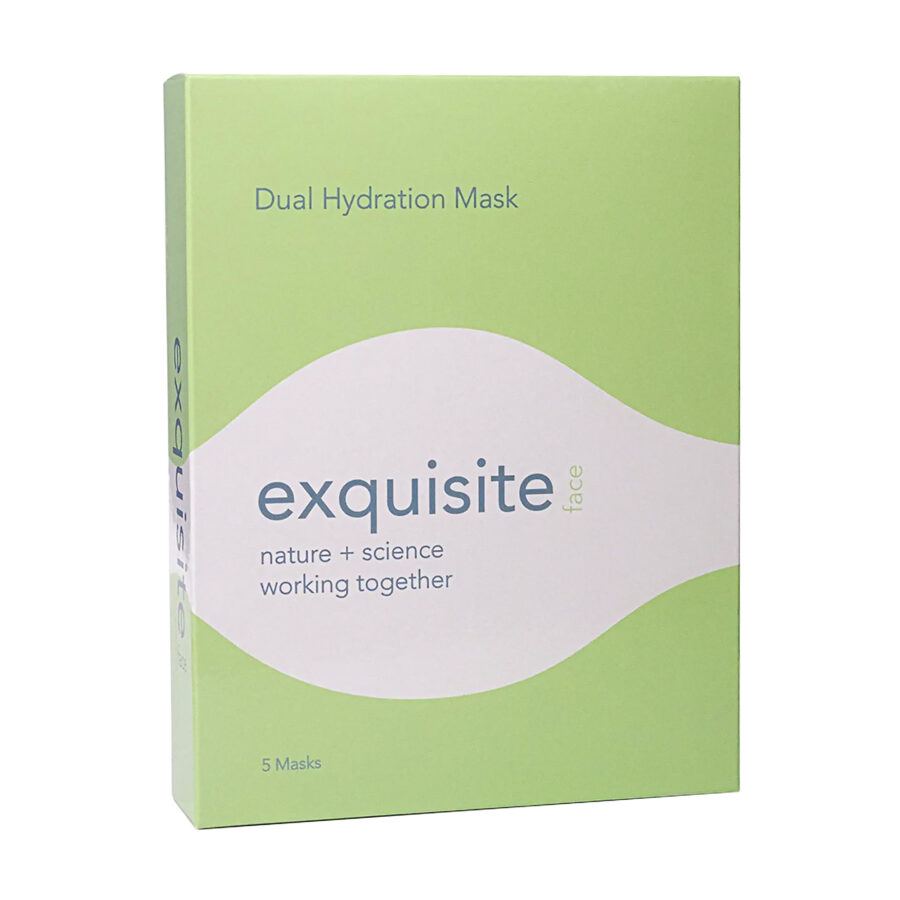 Box/packaging of Exquisite Face & Body Dual Hydration Mask